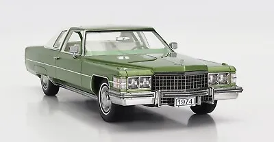 1974 Cadillac Coupe Deville Persian Lime Firemist In 1:18 Scale By Stamp Models • $293.66