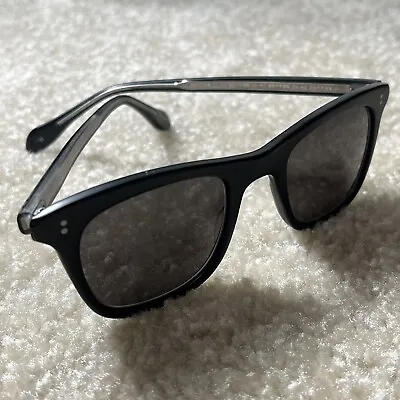 Oliver Peoples Sunglasses Lukas BK Matte Black 46-22-147 Twenty Years • $85