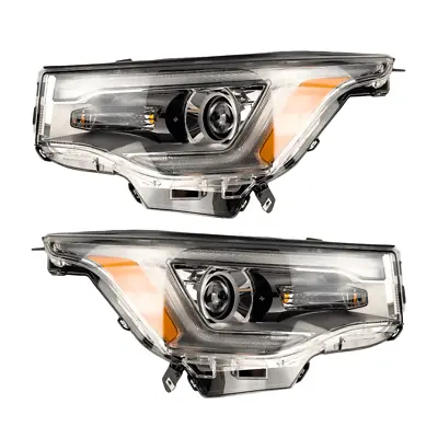 For 2017-2019 GMC Acadia SL W/ Halogen DRL T3W Headlights Headlamps Left+Right • $608.88