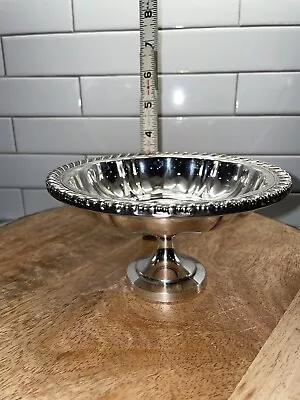 ONEIDA SILVERSMITHS COMPOTE Candy Dish  4 1/2  H  6 1/2  Diameter • $25