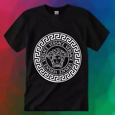 LIMITED!!Versace Logo Unisex T-shirt Size S-5XL PRINTED FANMADE Multi Color • $26.90
