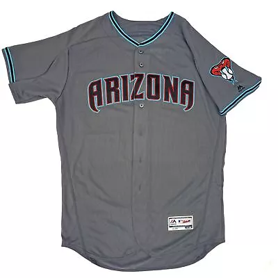 Mens MLB Arizona Diamondbacks Authentic On Field Flex Base Jersey - Gray/Blue • $89.99