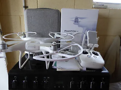$1250 • Buy DJI Phantom 4 Drone In Original Box With 3 Batteries 