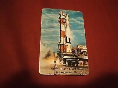 UNDATED 1960's USAF AIR FORCE TITAN MISSILE Recruitment Promotional Giveaway • $12.93