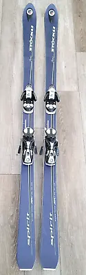 Stockli Spirit 180 SWISS Made LUXURY Blue Skis W/Salomon Spheric S810Ti Bindings • $395