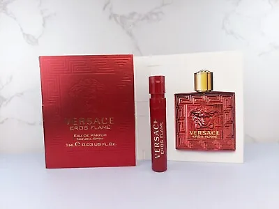 Versace Eros Flame EDP 1ml Perfume Sample Has Spray 100% Genuine  • $9.90