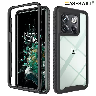 For OnePlus 10T Full Body Rugged Clear Shockproof Case Cover + Screen Protector • $25.76