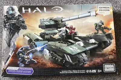 Mega Bloks Halo Wars UNSC Scorpion Sting Tank 96807 Complete • £99