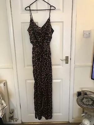 BNWT Myleene Klass Next Leopard Print Jumpsuit Size 12 14 • £12