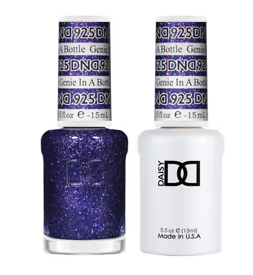 Daisy DND Duo GEL + MATCHING Nail Polish Super Glitter Genie In A Bottle #925 • $10.95