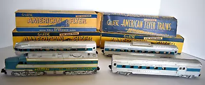 Vintage American Flyer S Gauge No. 466 Comet Locomotive & 3 Car Passenger Set • $249.95