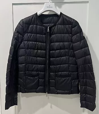 Moncler Longue Saison Down Women's Black Jacket Size 3 • $475