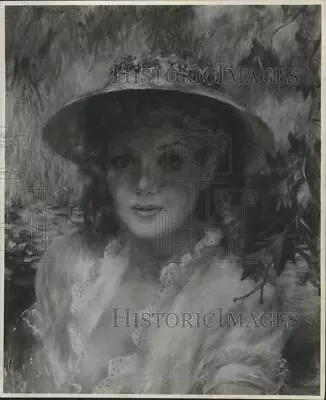 1944 Press Photo Jean Parker Painting By Paul Clemens - Mjb14910 • $19.99