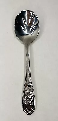 Spode Woodland Sugar Spoon 18/10 Quail Pattern Stainless Flatware • $49.99