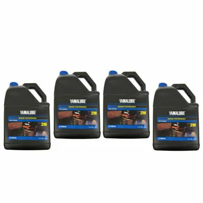 X4 Yamalube Genuine Oil 1 Gallon 2M Two Stroke Outboard Motor TC-W3   • $158.98