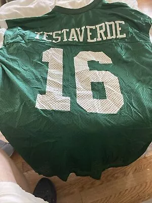 Vintage Vinny Testaverde #16 New York Jets Authentic NFL Football Jersey NY • $21.95