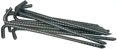 £10.99 • Buy Tent Pegs Heavy Duty Steel 290mm X 10mm Marquee Tarpaulin Awning Ground Stakes
