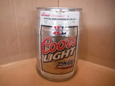 Coors Light Superbowl Xl 5 Liter Mini Beer Keg • $30