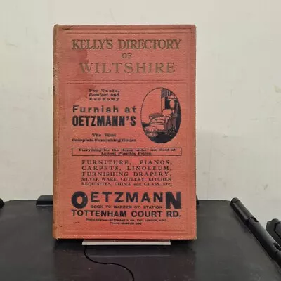 Kelly's Directory Of Wiltshire 1923 Hardback Publication CG D43 • £8.99