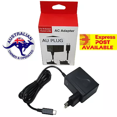 AC WALL POWER ADAPTER For Nintendo Switch - FAST CHARGER Dual Voltage AU Plug • $35