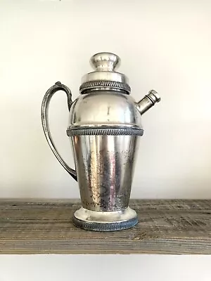 Vintage Apollo Silverplate Martini Cocktail Shaker Decanter Bernard Rice & Sons • $60