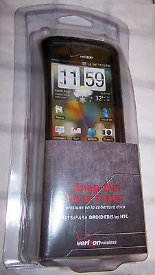 Verizon Snap-on Hard Cover Fits Droid Eris By Htc - New! • $7.99