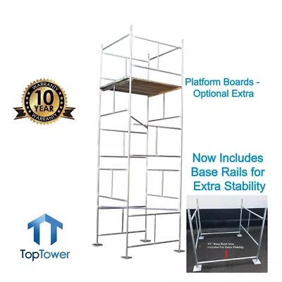 Scaffold Tower 5.5m 4x4 X 18ft Working Height DIY Galvanised Steel Towers • £341.05