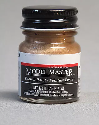 TESTORS PAINT MODEL MASTER GOLD ENAMEL 1/2oz 14.7ml Kit TES1744 NEW • $5.84