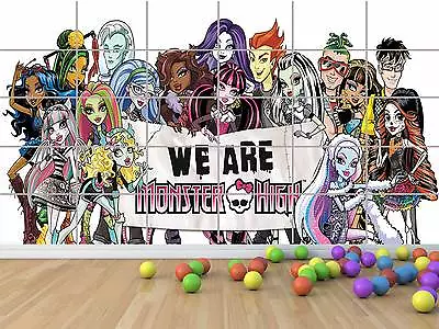 Monster High Characters Giant Poster Room Children Room Kids • $67.21