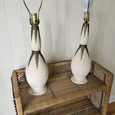 Pair Of Mid Century Modern Lamps- READ! • $49