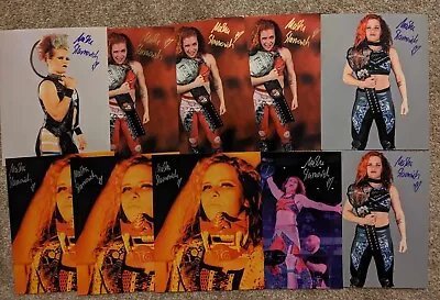 10 Lot Masha Slamovich 8x10 Hand Signed Photo Auto Autograph Impact TNA GCW WWE • $22.50