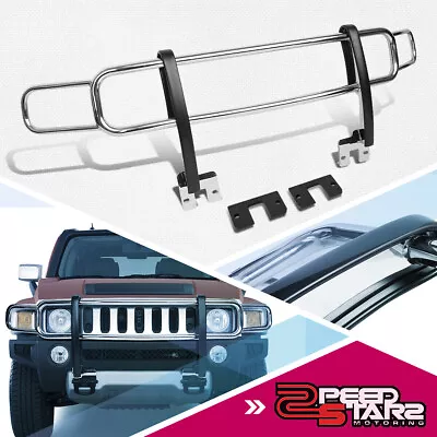 For 06-10 Hummer H3/h3t Oe Style Chrome Front Bumper Brush Grille Guard Frame • $299.88