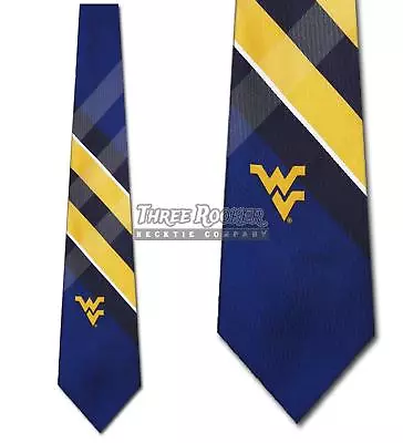 West Virginia Mountaineers Ties Mens Mountaineers Necktie Licensed Neck Tie NWT • $25
