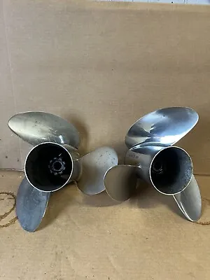 Mercury Enertia 21p Pair RH LH Stainless Prop Propellers • $599