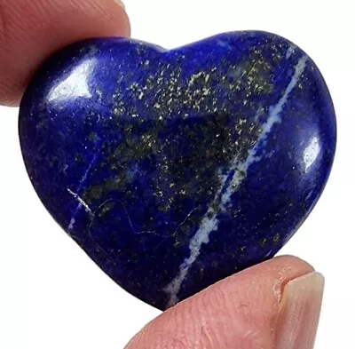 Lapis Lazuli Polished Heart Stone Pakistan 8.2 Grams • $6.99