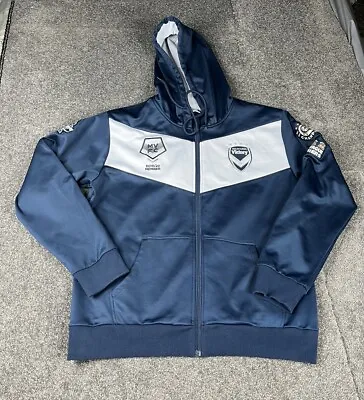 Melbourne Victory Hoodie Jacket Mens Extra Large Blue Hyundai A League 2019/20 • $49