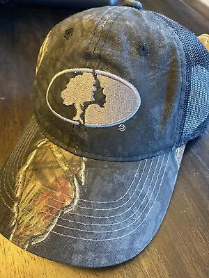 Mossy Oak Black Camo Hat • $15