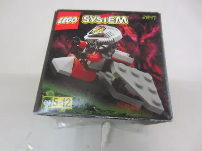 Vintage 1997 LEGO Space UFO & Alien Minifigure 2847 Red W/Helmet & Box • $19.99