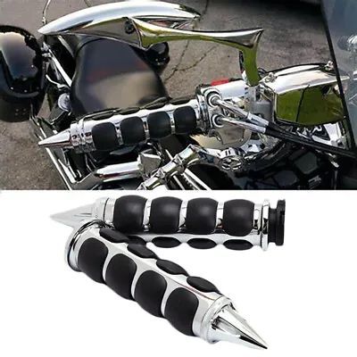 1  Inch Hand Grips Handlebars Handle For Harley Suzuki Honda Kawasaki Motorcycle • $37.22