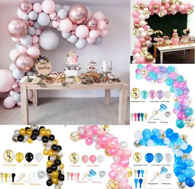 $16.99 • Buy Balloon Garland Arch Kit Set Birthday Wedding Baby Shower Balloons Party Decor