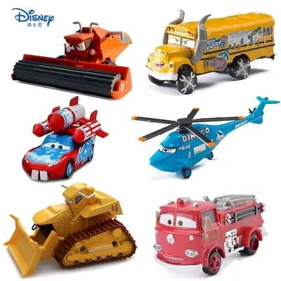 £7.99 • Buy Mattel Disney Pixar Cars 3 Miss Fritter 1:55 Diecast Toys Tractors Red Materdor