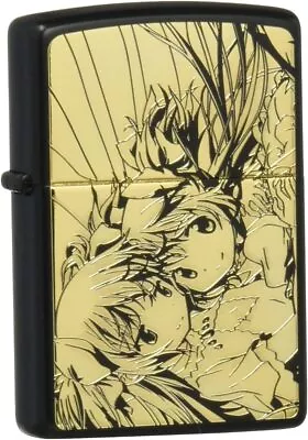 Zippo Oil Lighter Puella Magi Madoka Magica Homura Gold Black Brass Japan • $125