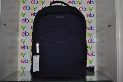 Vera Bradley Essential Large Backpack 23685-219 Classic Nav New Without Tags • $99.99
