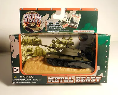 GOLDEN WHEEL DIECAST Metal Beast USA 3.25” M60 A1 Military US Army TANK With Box • $10