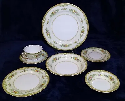 Vintage Aladdin Fine China 7 Pc. Place Settings Made In Occupied Japan  • $40