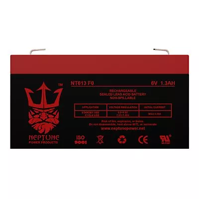 PE126R 6V 1.3Ah SLA Replacement Emergency Lighting Battery By Neptune • $11.99