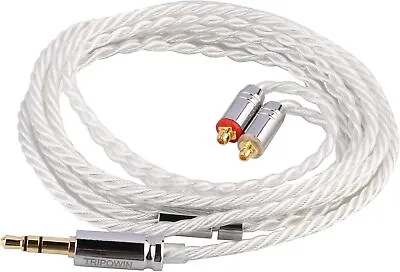 Tripowin Solstice 26AWG Silver-plated Copper HiFi IEM Cable With 3.5mm Plug • $17.99