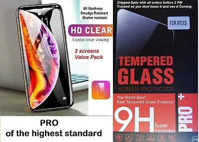 2x IPhone X XS Tempered Glass Screen Protector For Apple • $7.95