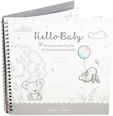 YöL Hugs & Kisses Baby Milestone Journal Keepsake Toddler Newborn Shower Gift • £5.84