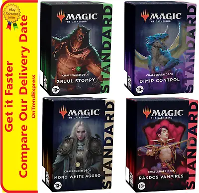  NEW 4 Boxes Magic The Gathering MTG Challenger Decks 2022 Complete Set Of 4  • $186.95